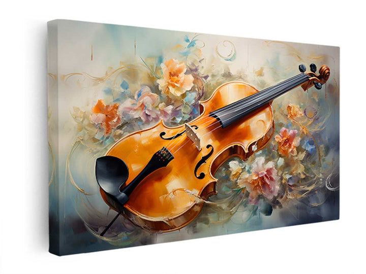 Violin Painting  canvas Print