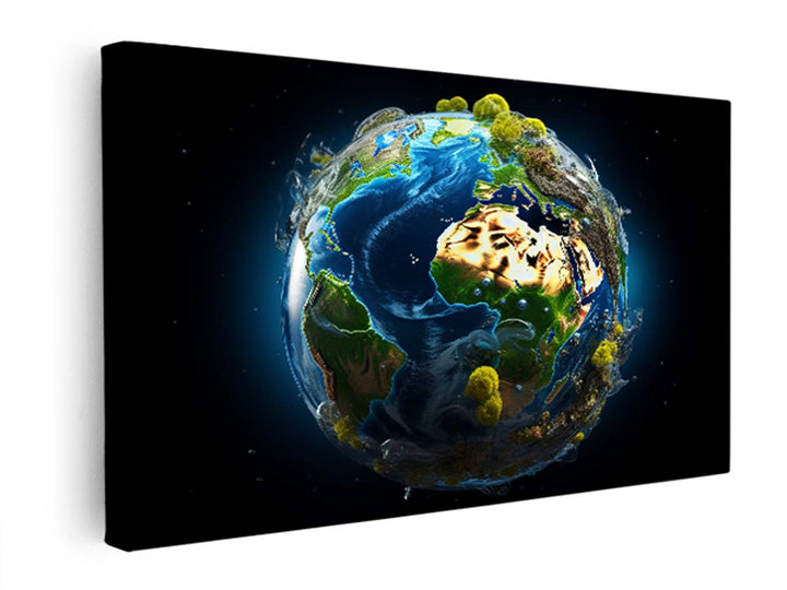 Earth Pinting  canvas Print