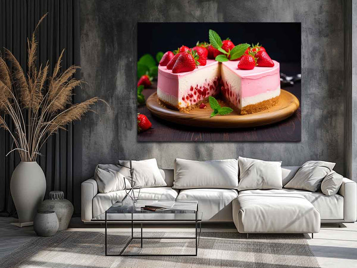 Strawberry Cheesecake Art Print