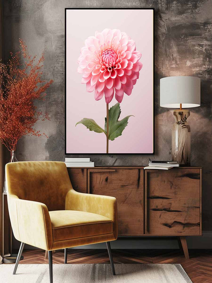 Pink Flower Artwork Art Print