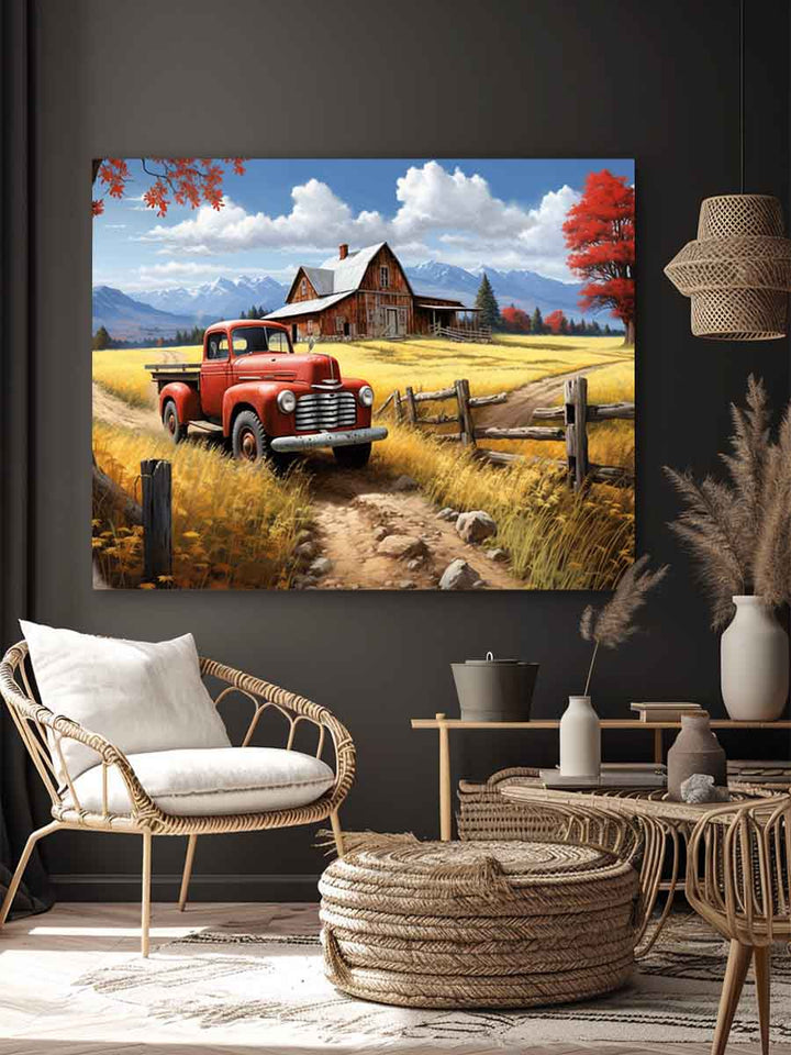 Country Side Artwork Art Print