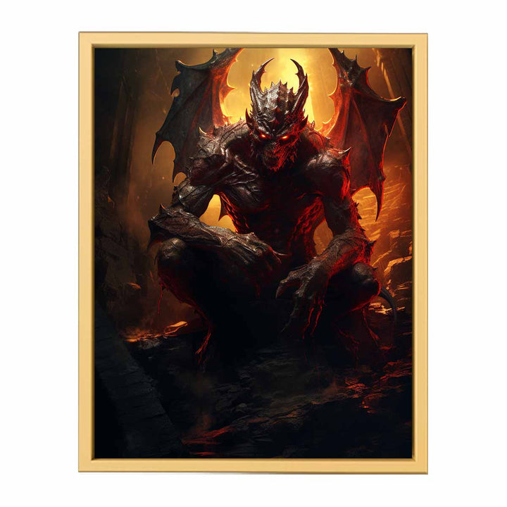 Devil Artwork framed Print