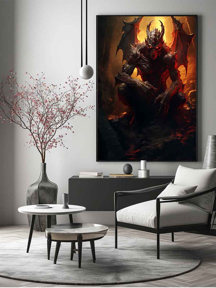 Devil Artwork Art Print