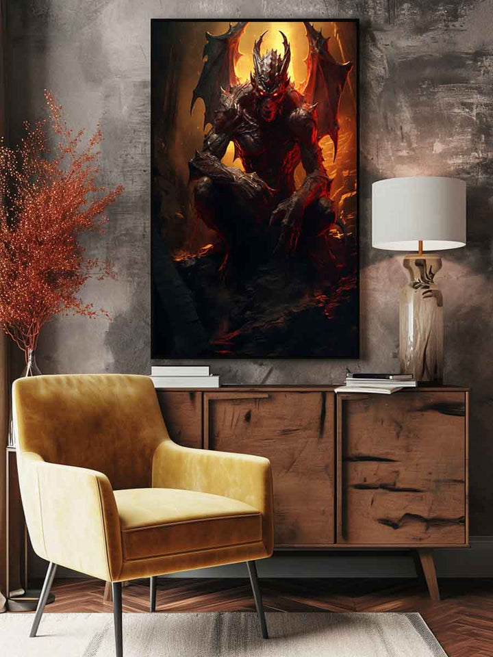 Devil Artwork Art Print