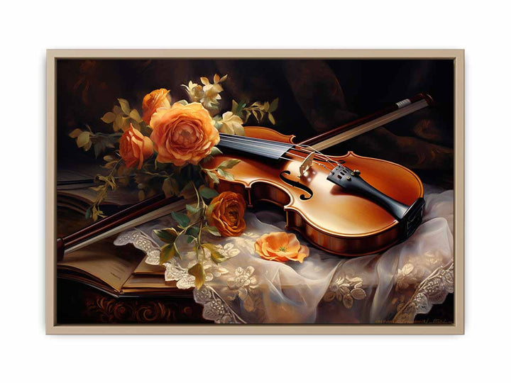 Violin Artwork framed Print