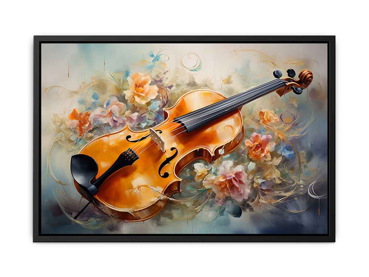 Violin Painting  canvas Print