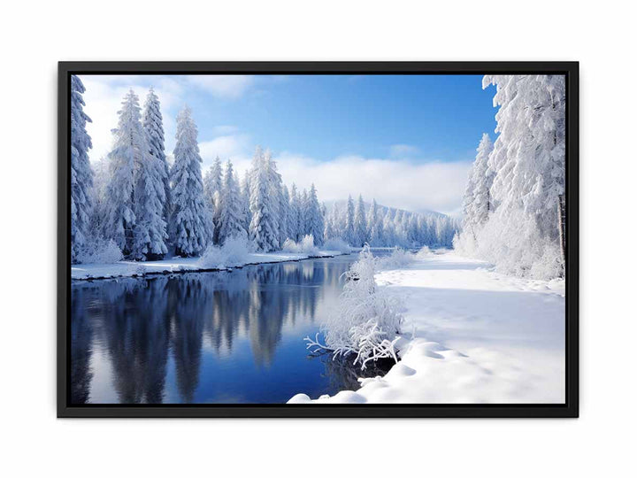 Swis Winter Art  canvas Print