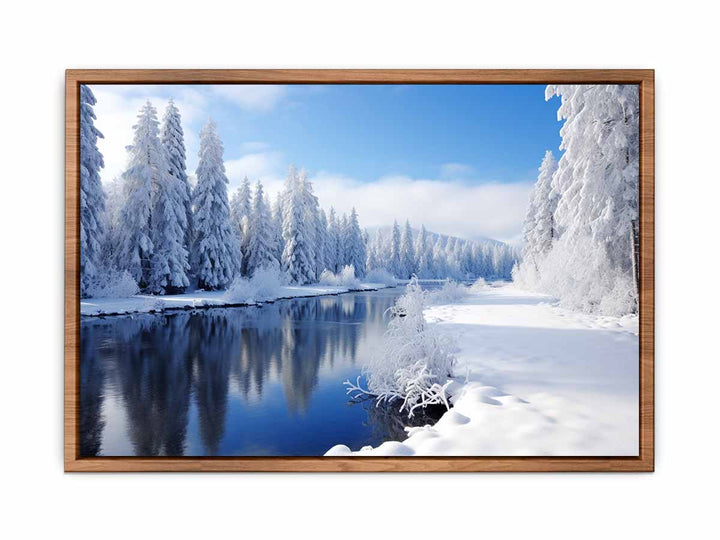 Swis Winter Art  Painting