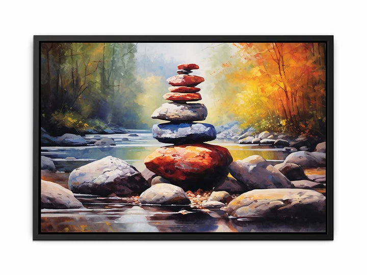 Stacking Stones  canvas Print