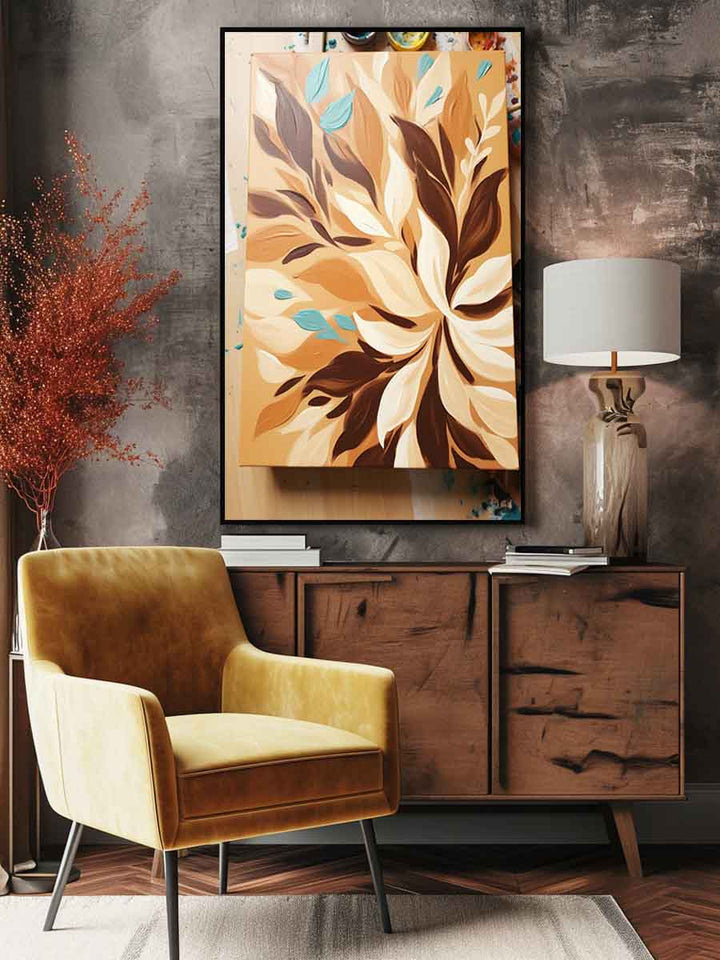 Beautiful Brown Painting Art Print