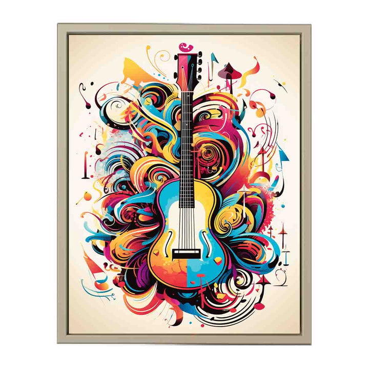 Music Artwork Poster framed Print