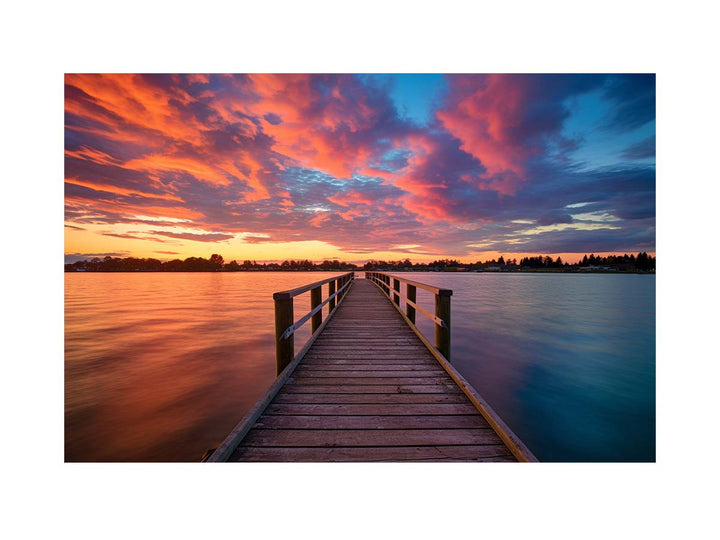 Jetty Sunset Art