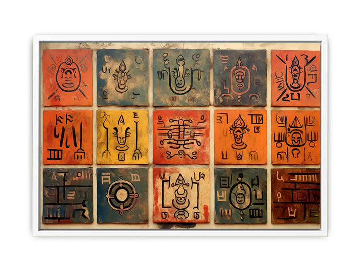 Ancient Script Painting  