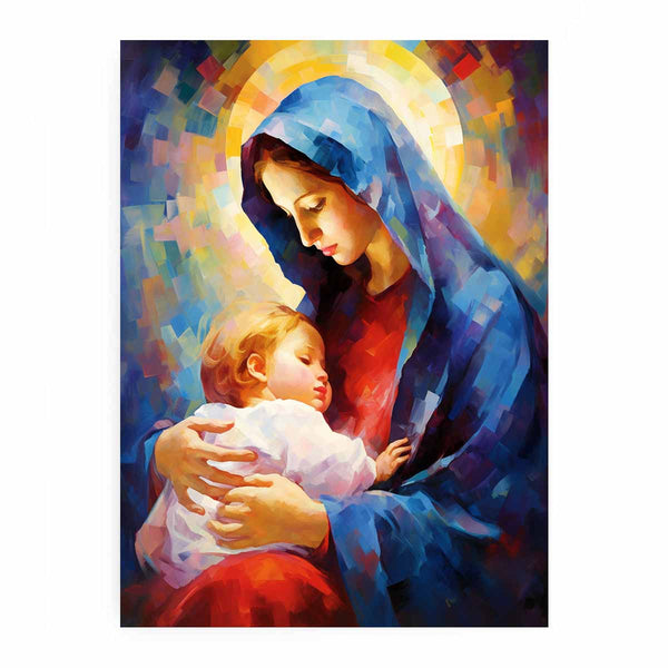 Mother Mary and Jesus Painting