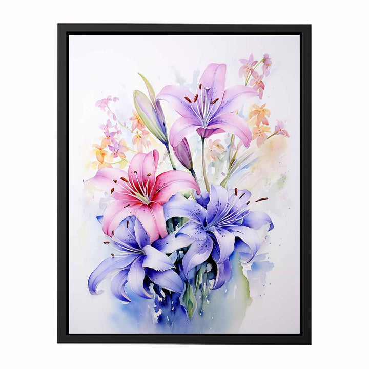 Watercolor Art Painting  canvas Print