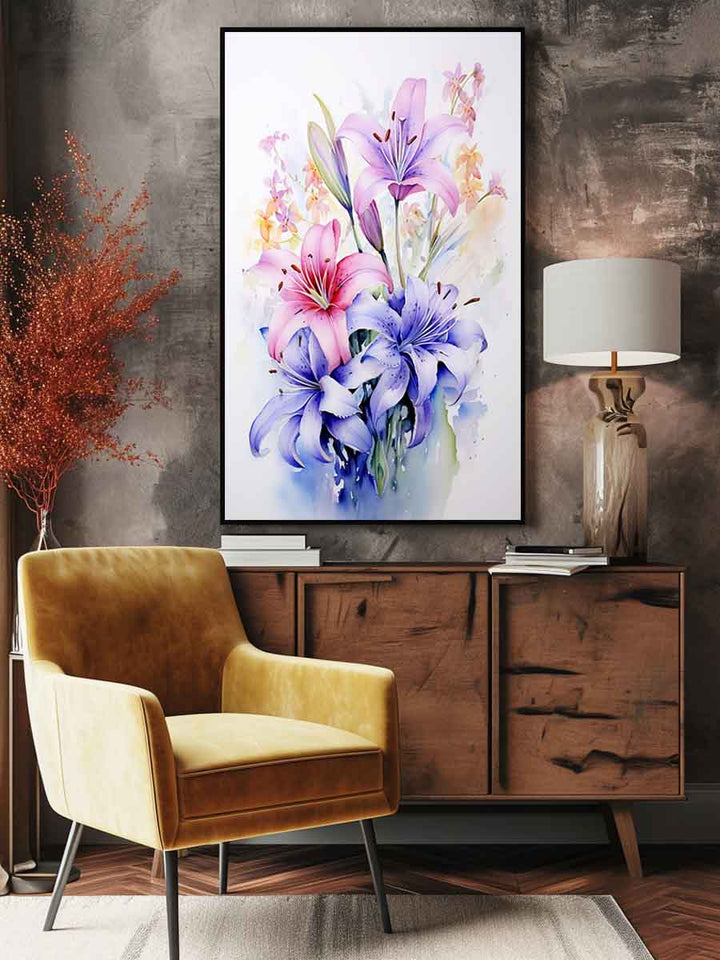 Watercolor Art Painting Art Print