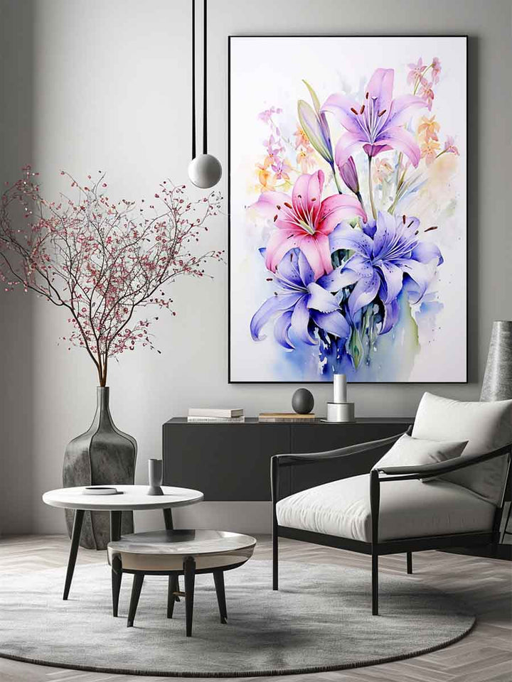 Watercolor Art Painting Art Print