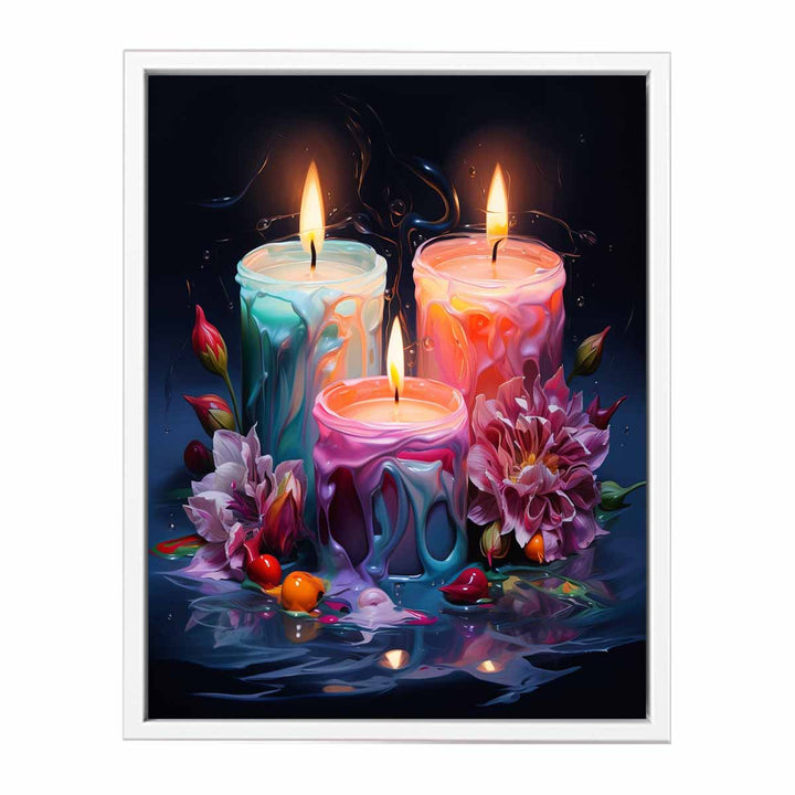 Beautiful Candle Artwork  Painting