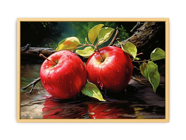 Apple Artwork framed Print