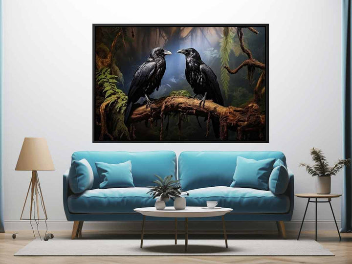 Ravens Love Art Print