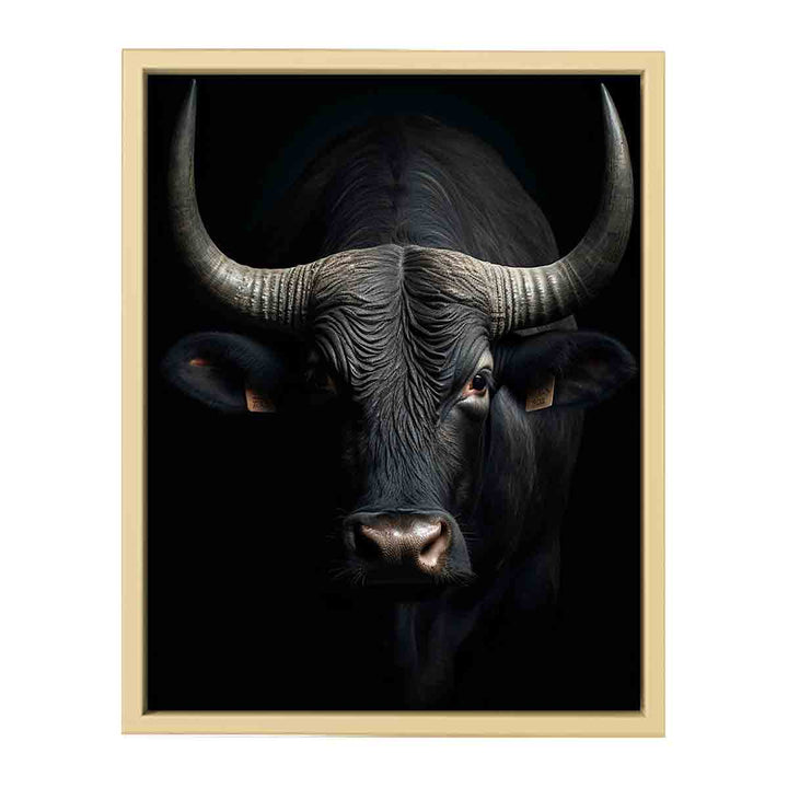 Bull Portrait Framed Print framed Print