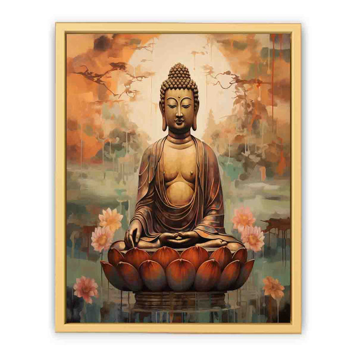 Buddha Art Print framed Print