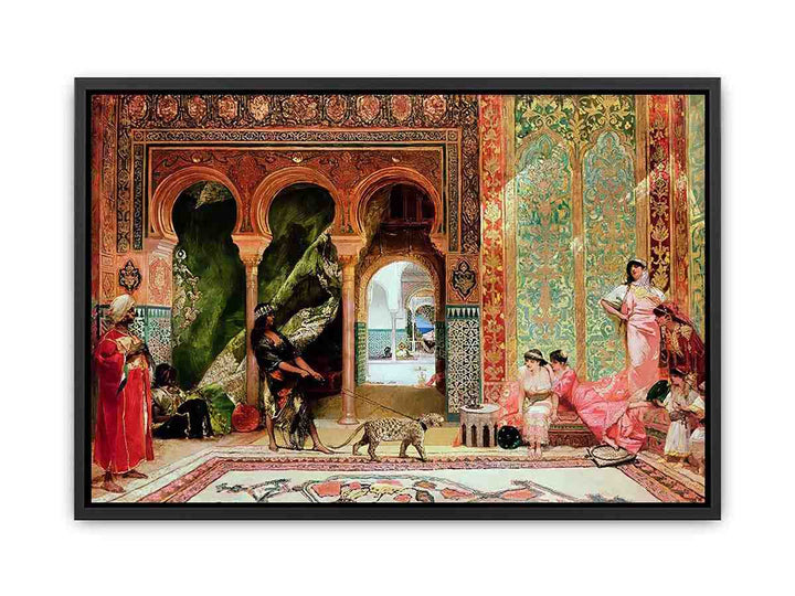 A Royal Palace in Morocco  Painting