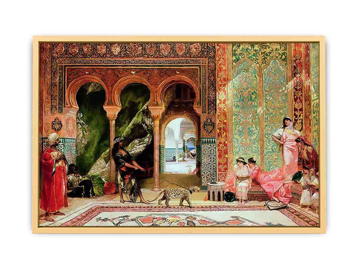 A Royal Palace in Morocco Streched canvas