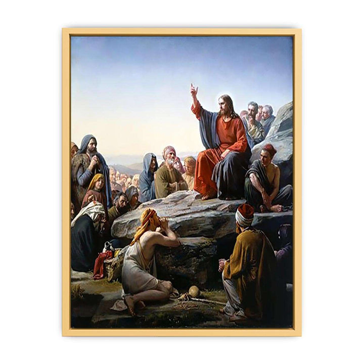 The Sermon on the Mount Streched canvas