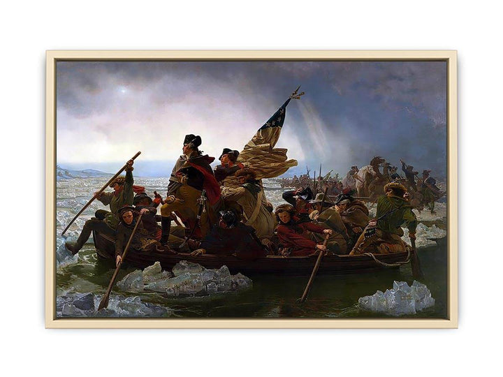 Washington Crossing the Delaware 1851  Art Print