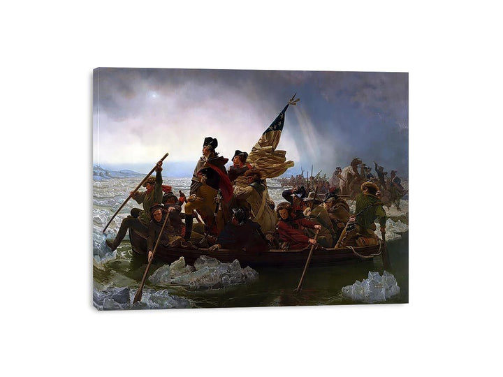 Washington Crossing the Delaware 1851 Canvas Print