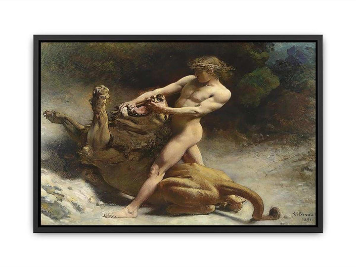 Samson's youth 1891  Painting