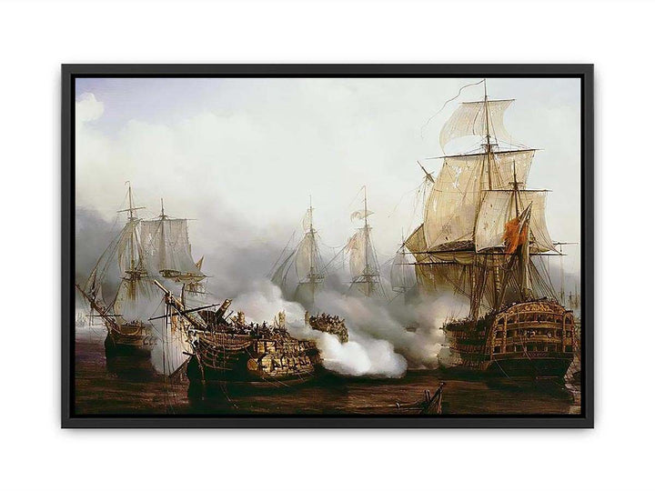 Battle of Trafalgar 1805  Painting