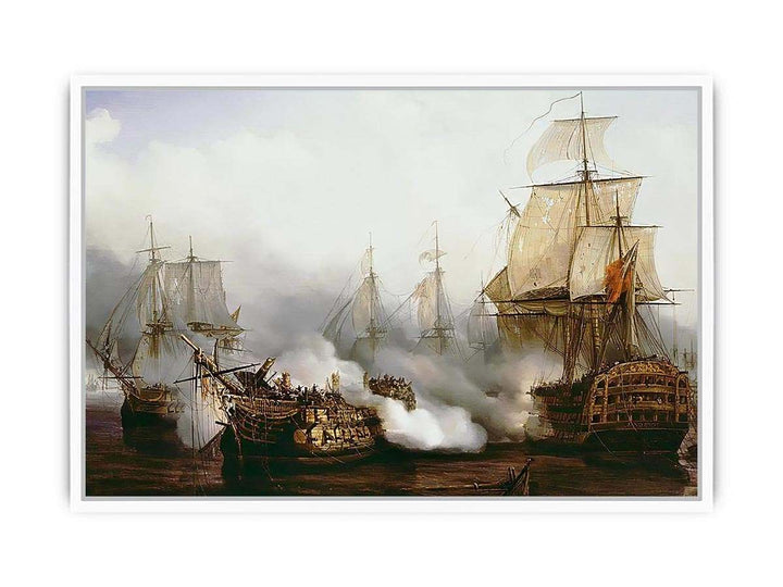 Battle of Trafalgar 1805 Framed Print