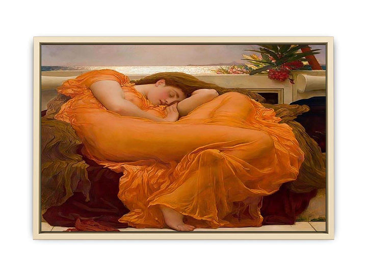 Flaming June  Art Print