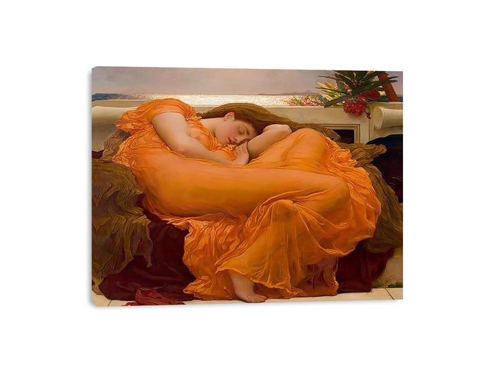 Flaming June Canvas Print