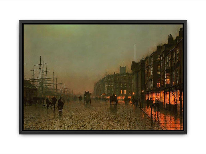 Liverpool from Wapping  Painting