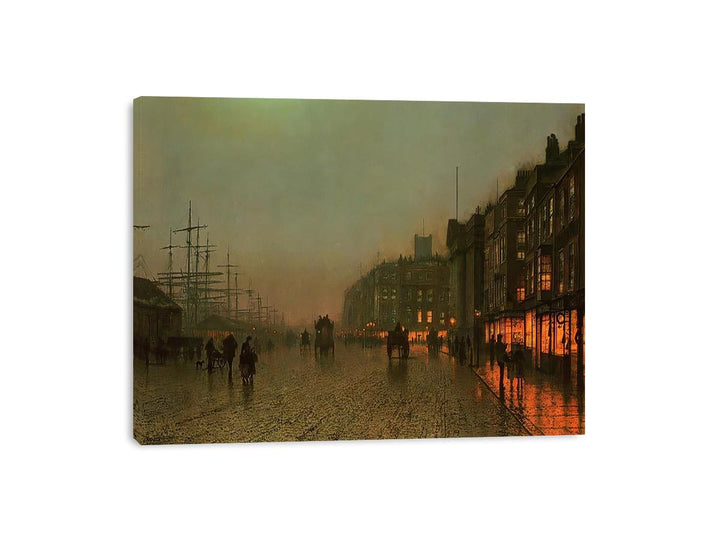 Liverpool from Wapping Canvas Print