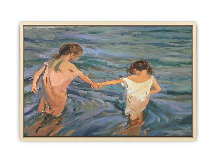 Children in the Sea, 1909  Art Print