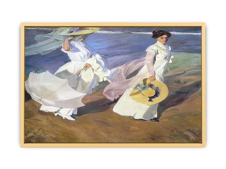 Strolling along the Seashore, 1909 Streched canvas