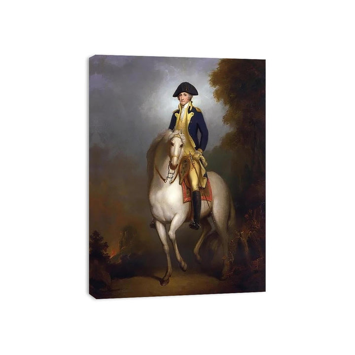 Equestrian Portrait of George Washington Canvas Print