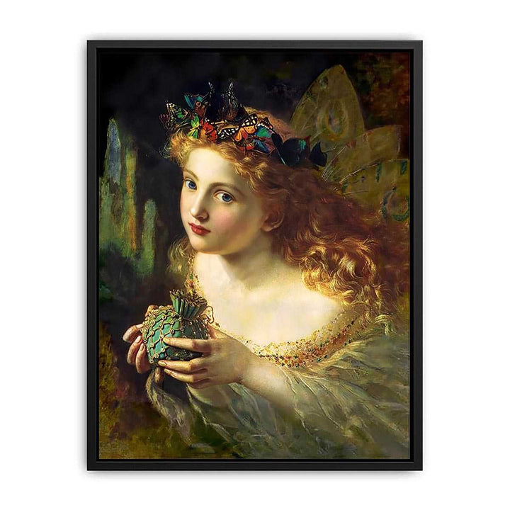 Take the Fair Face of Woman, and Gently Suspending, With Butterflies, Flowers, and Jewels Attending, Thus Your Fairy is Made of Most Beautiful Things', Charles Ede  Painting