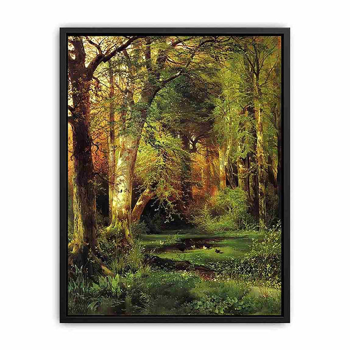 Forest Scene  Painting