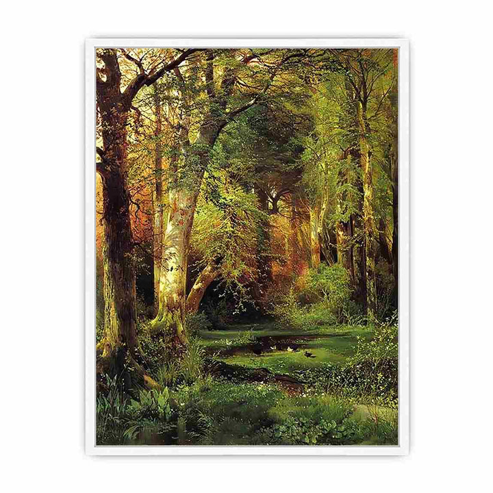 Forest Scene Framed Print