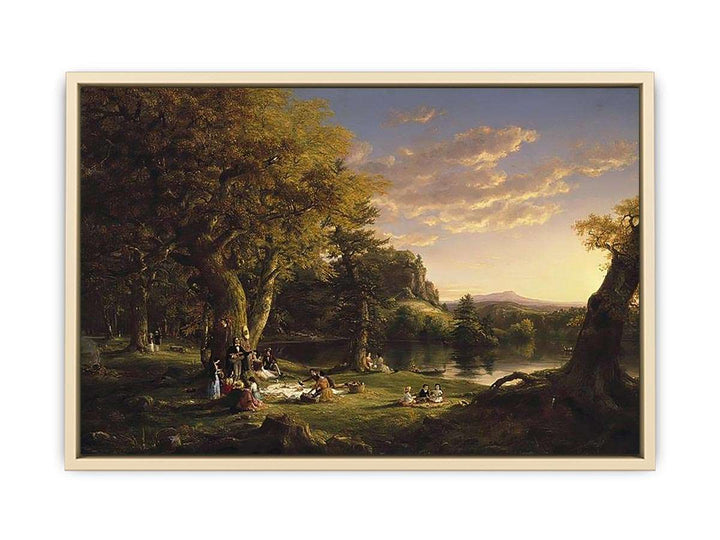 The Picnic 1846  Art Print