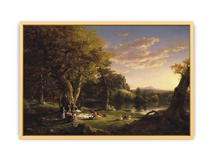 The Picnic 1846 Streched canvas