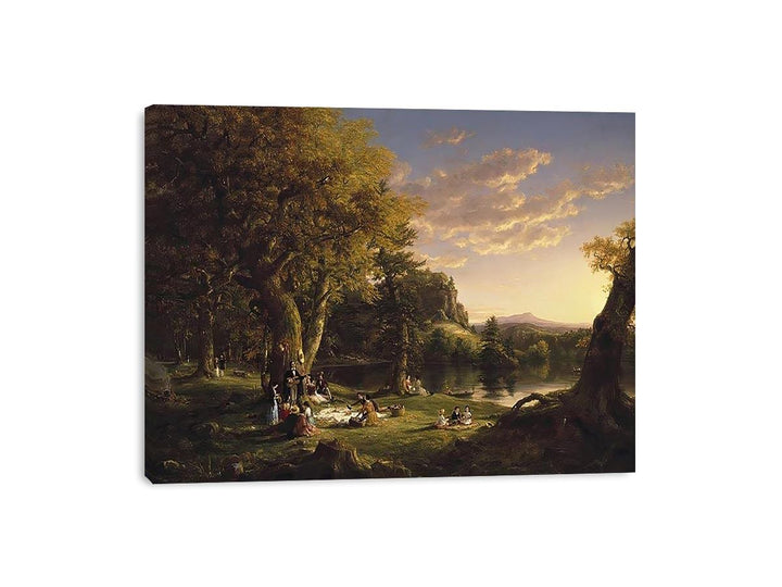 The Picnic 1846 Canvas Print