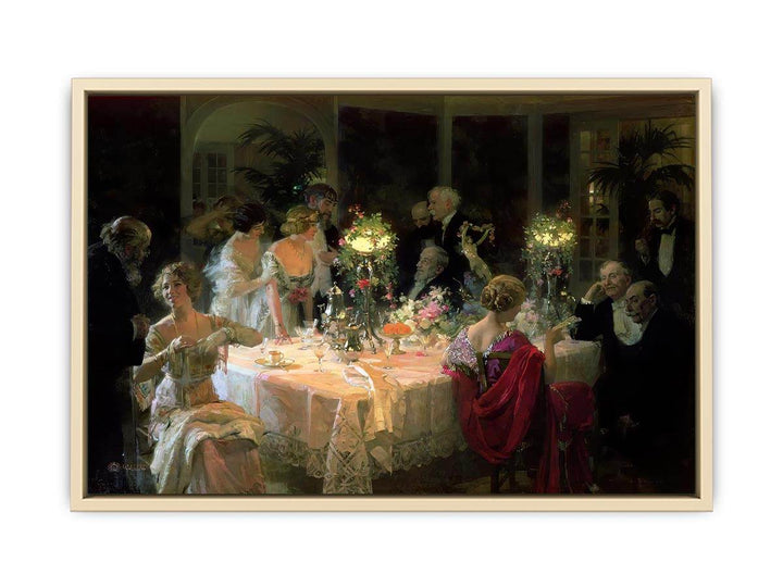 The Dinner Party  Art Print