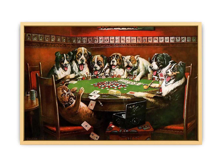 Poker Sympathy Streched canvas