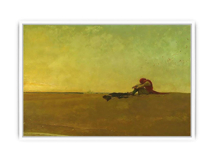 Marooned, 1909 Framed Print